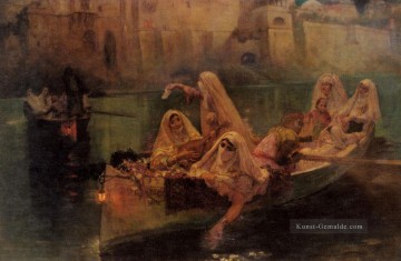  bridgman - Boote Der Harem Arabisch Frederick Arthur Bridgman